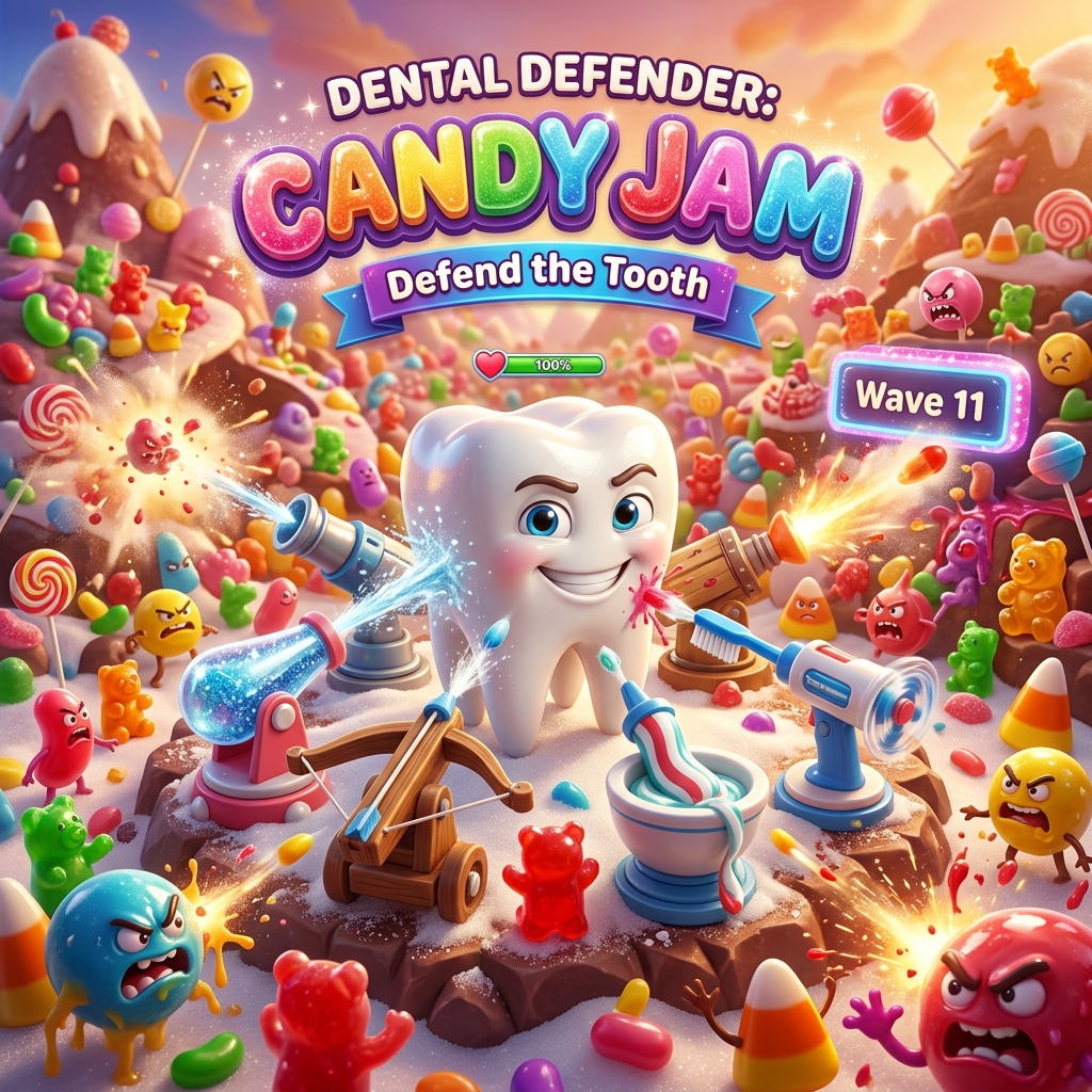 Dental Defender: Candy Jam